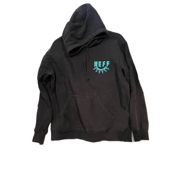 Neff X Disney Mickey Mouse Pullover Black Hoodie Mens L - Picture 1 of 4
